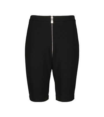 givenchy high-rise biker shorts in black