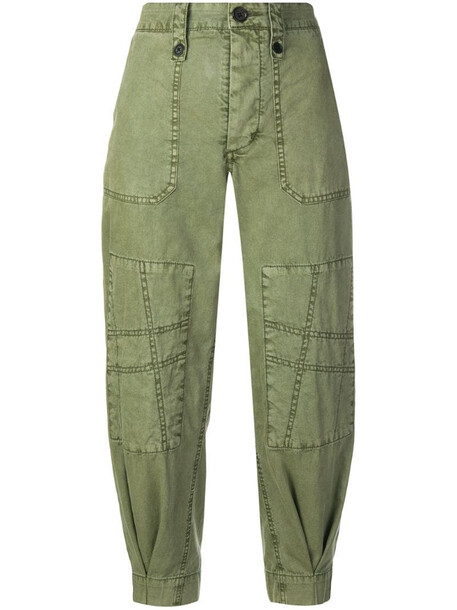 Zadig&Voltaire Pia military trousers in green