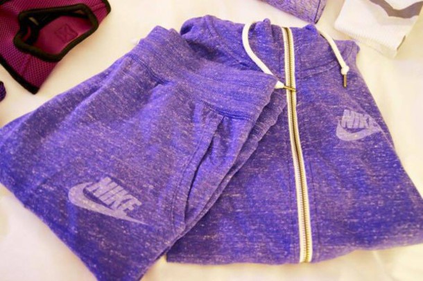 jumpsuit, nike, purple, hoodie, trouser 