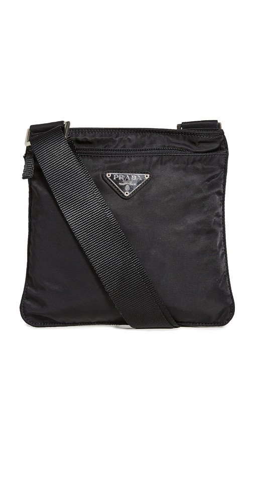 Shopbop Archive Prada Nylon Shoulder Bag in black