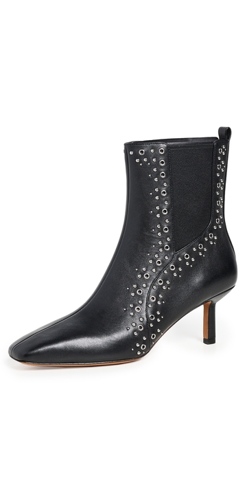 3.1 phillip lim nell 65mm mid calf bootie w eyelets black 39