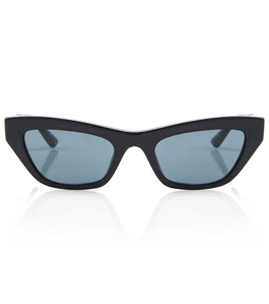 Versace La Greca cat-eye sunglasses in black