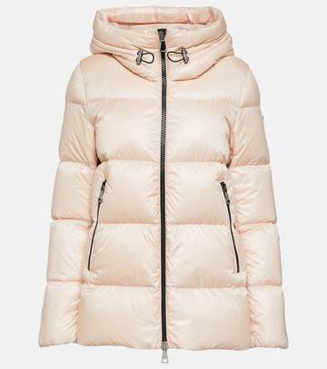 moncler seritte down jacket in pink