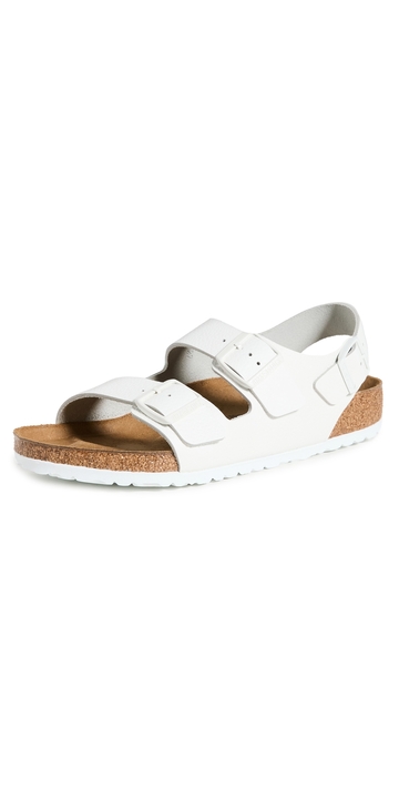 birkenstock milano sandals white 43