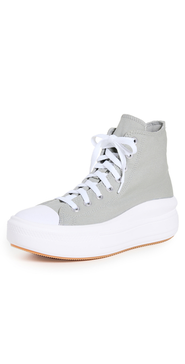 Converse Chuck Taylor All Star Move Platform Hi Sneakers in white