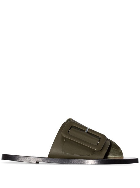 ATP Atelier Ceci buckled leather sandals in green