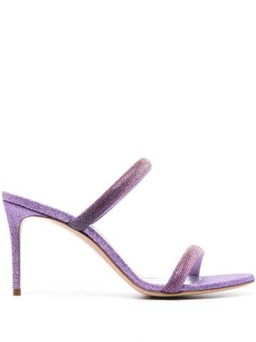 casadei julia hollywood 90mm glitter mules - purple