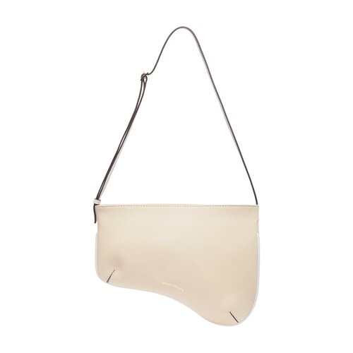 Manu Atelier Curve bag in ivory / white