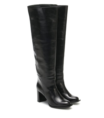 Dorothee Schumacher Sporty Elegance leather knee-high boots in black