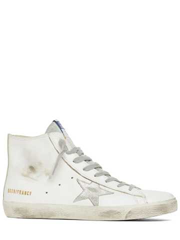 GOLDEN GOOSE 20mm Francy Leather Sneakers in white