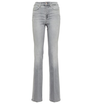 7 For All Mankind Lisha high-rise flared jeans in grey