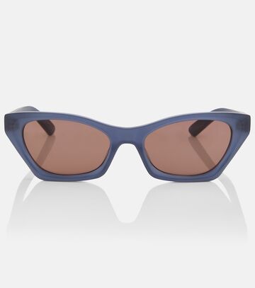 dior eyewear diormidnight b1i cat-eye sunglasses in blue