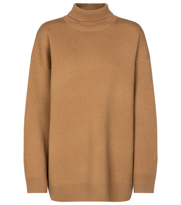 Burberry Cashmere-blend turtleneck sweater in brown