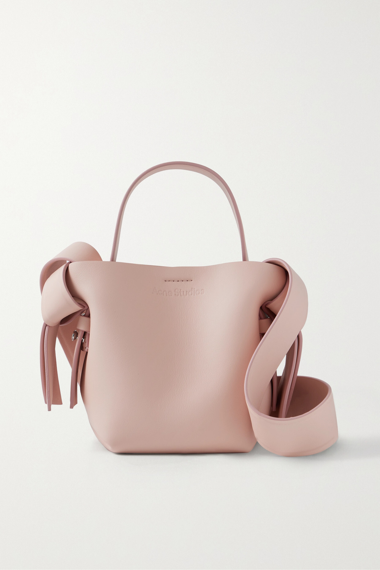 Acne Studios - Musubi Micro Knotted Leather Shoulder Bag - Pink