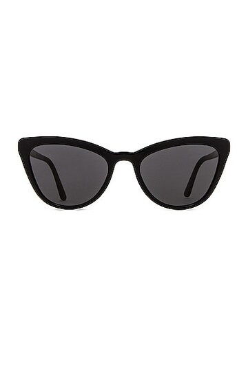 prada cat eye sunglasses in black
