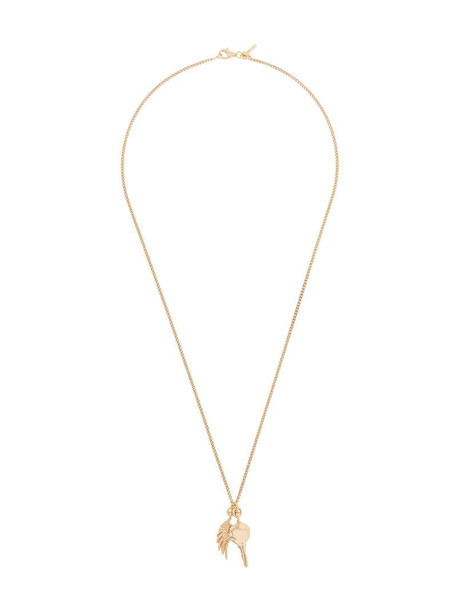 Emanuele Bicocchi wing pendant necklace in gold