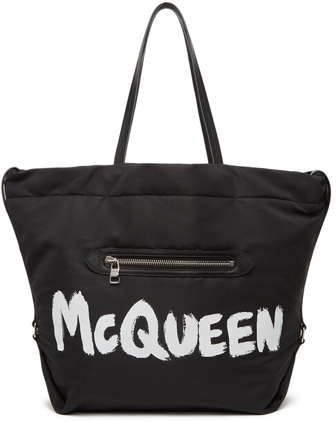 Alexander McQueen Black 'The Bundle' Tote Bag