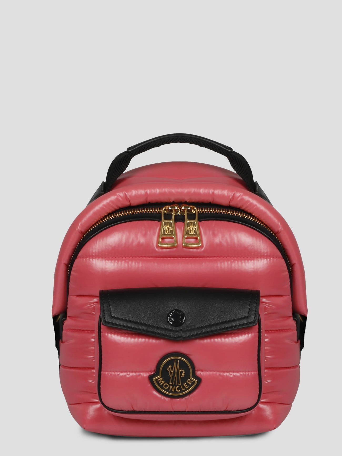 Moncler Mini Astro Backpack in pink / purple