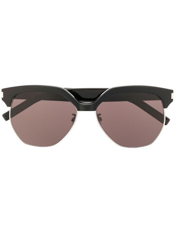 Saint Laurent Eyewear SL 408 oversized-frame sunglasses in black
