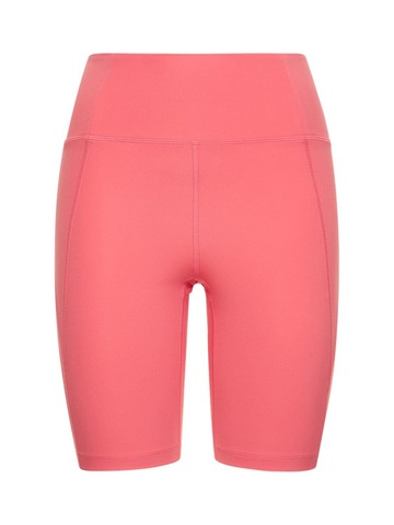 GIRLFRIEND COLLECTIVE High Rise Stretch Tech Running Shorts in pink