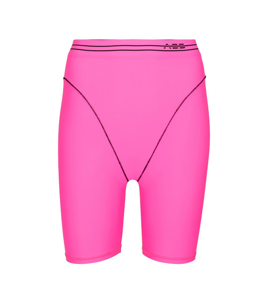 Adam Selman Sport French Cut high-rise biker shorts in pink
