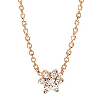 Ginette Ny Mini diamond star necklace