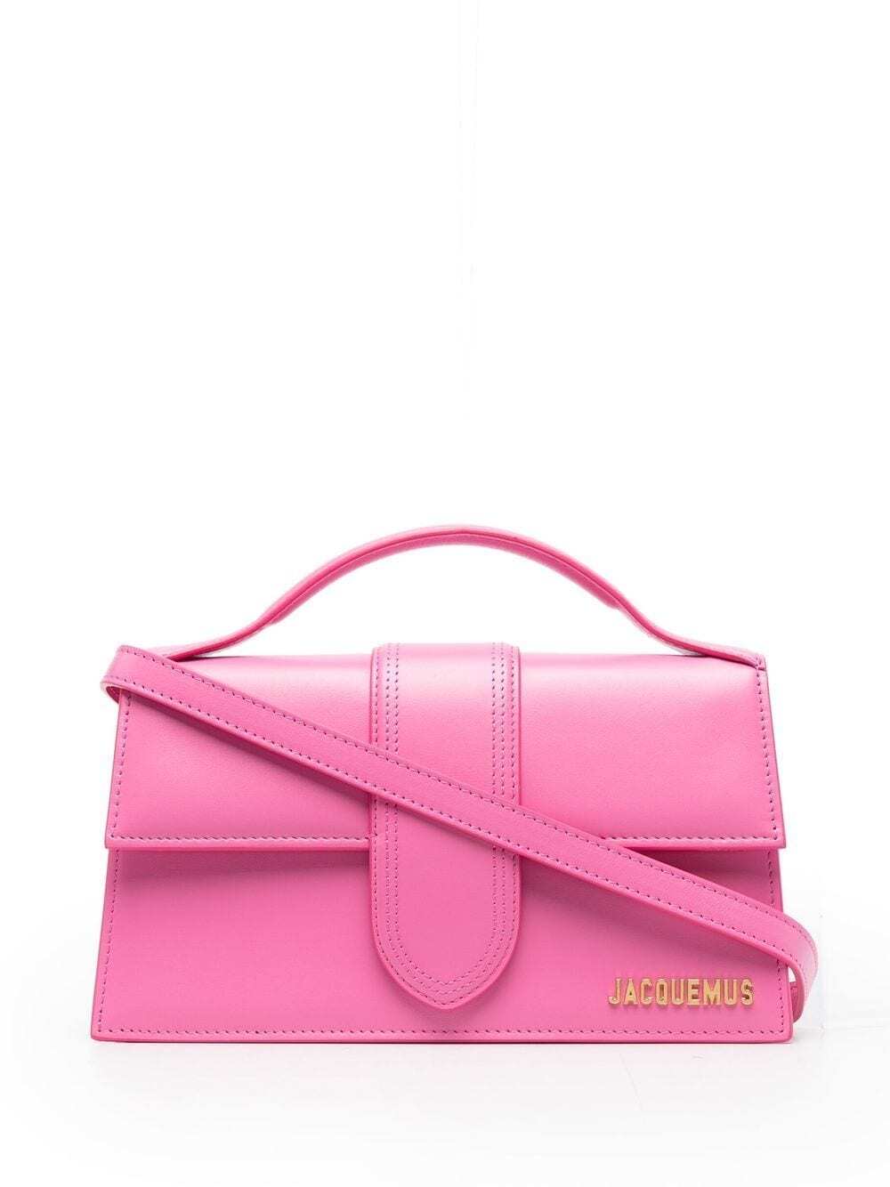 Jacquemus logo lettering two-way bag - Pink
