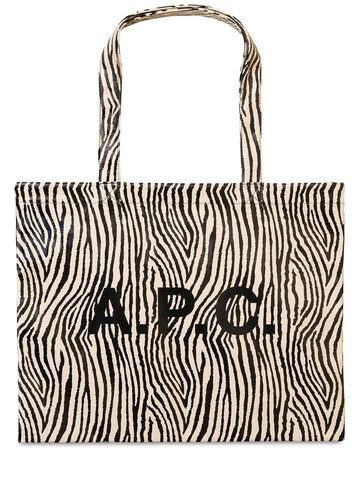A.P.C. Medium Logo Printed Tote Bag