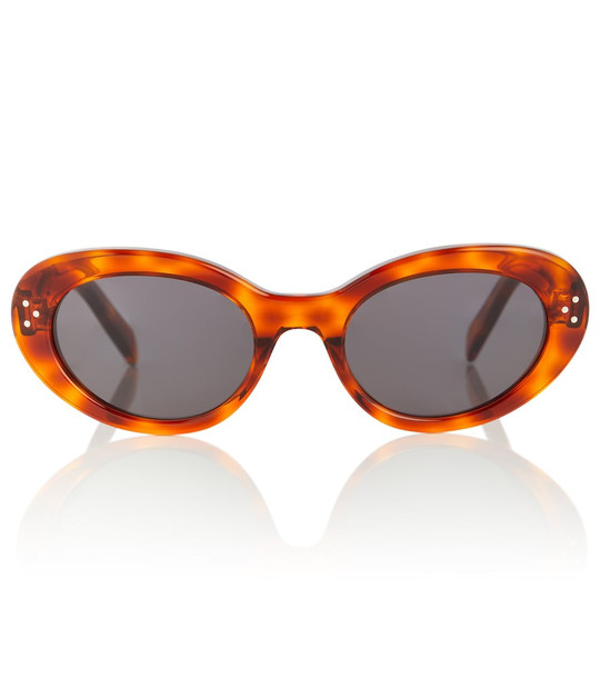 Celine Eyewear Oval sunglasses in brown
