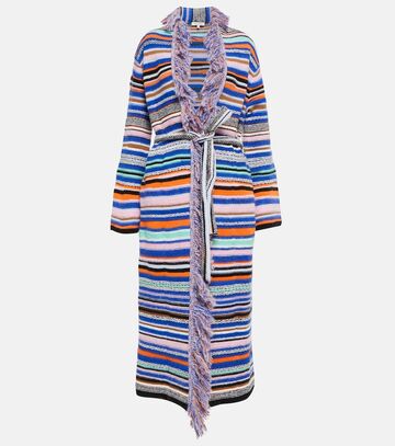 Dorothee Schumacher Plaid Inspiration striped wool-blend cardigan