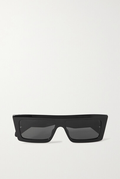 Celine - Oversized D-frame Acetate Sunglasses - Black