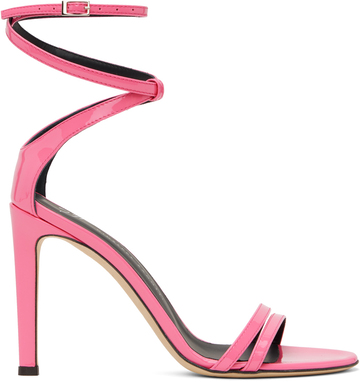 giuseppe zanotti pink catia heeled sandals