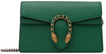 Gucci Green Mini Dionysus Shoulder Bag in emerald