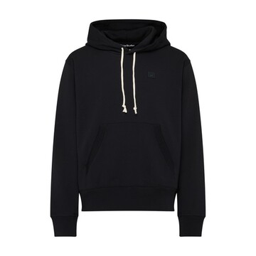 acne studios hooded sweatshirt in black