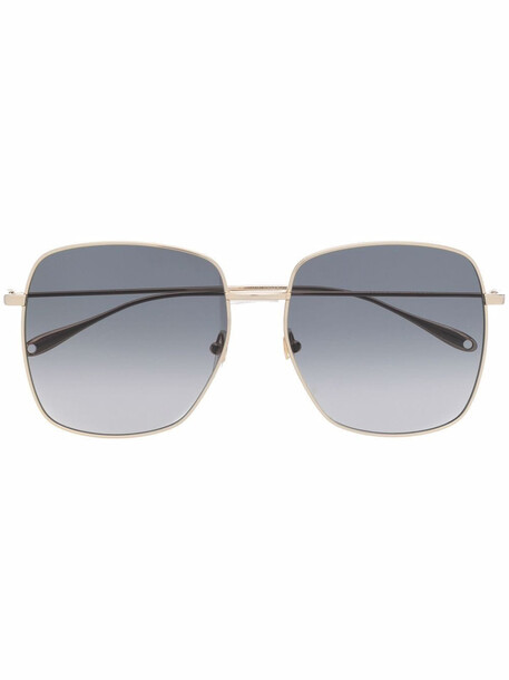 Gucci Eyewear oversize gradient sunglasses - Gold