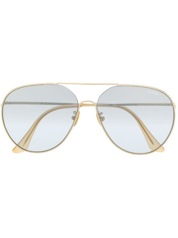 Retrosuperfuture Completo aviator sunglasses in gold