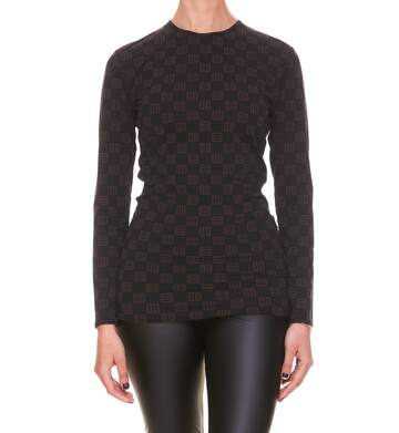 AMBUSH Monogram Sweater in black