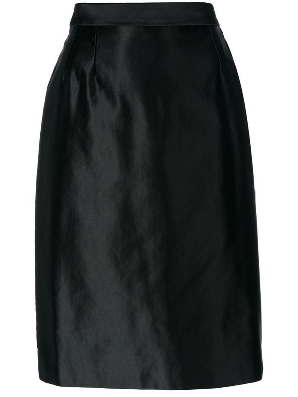 Yves Saint Laurent Pre-Owned pencil skirt in black
