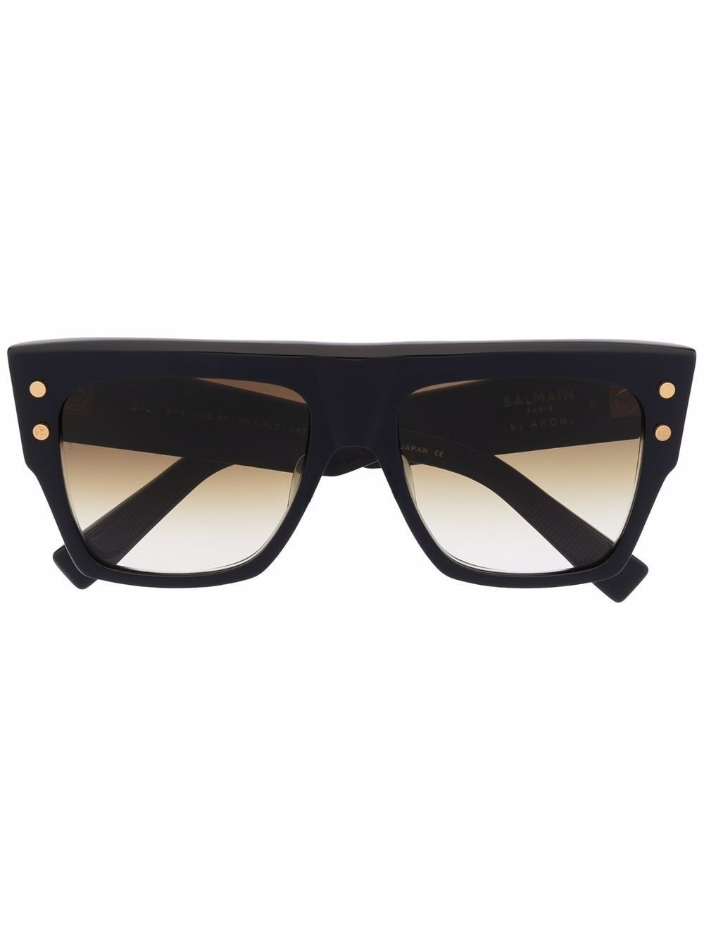 Balmain Eyewear B-I square-frame sunglasses - Black