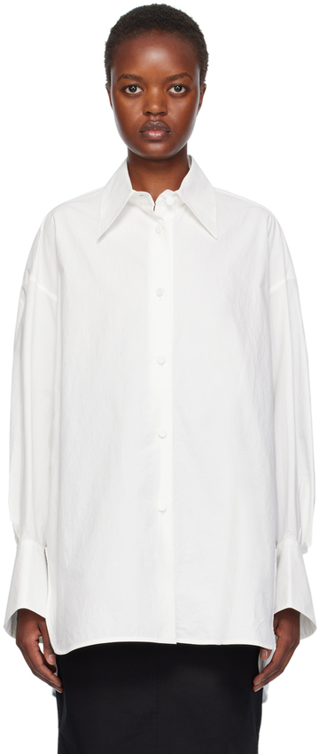 mame kurogouchi white nidom shirt