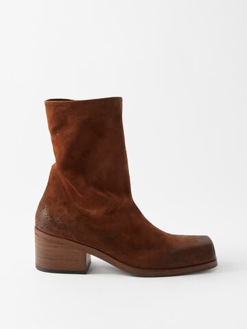 marsèll - cassello suede boots - womens - light brown