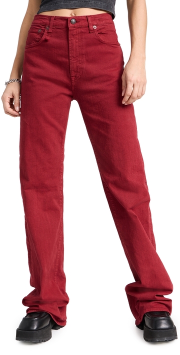r13 jane jeans vivid red stretch 31