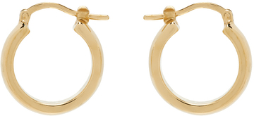 k.ngsley gold 'le trou' earrings