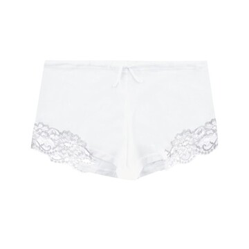 La Perla Cotton Sleep Shorts in white