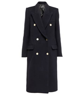 Isabel Marant Enarryli wool and cashmere coat in black