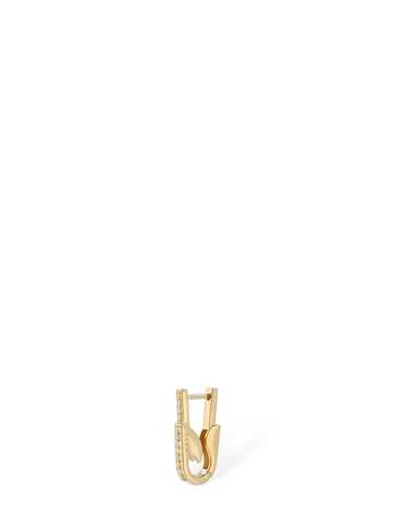 EÉRA 18kt & Diamond Pin Small Mono Earring in gold