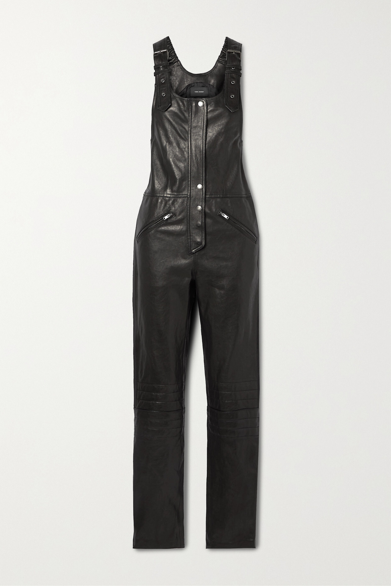 Isabel Marant - Apolina Leather Jumpsuit - Black