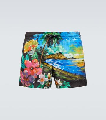 dolce&gabbana printed swim shorts