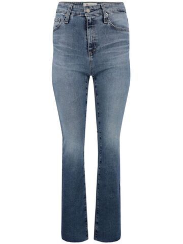 ag jeans farrah high-rise bootcut jeans - blue