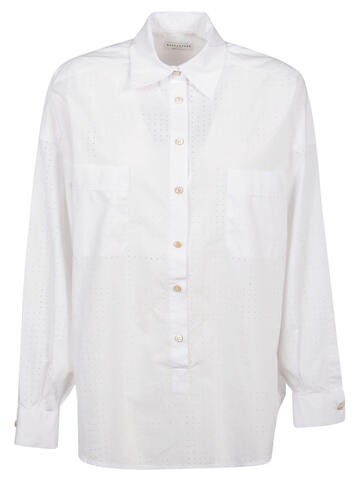 Ballantyne Shirt Enzyme Laserat in white